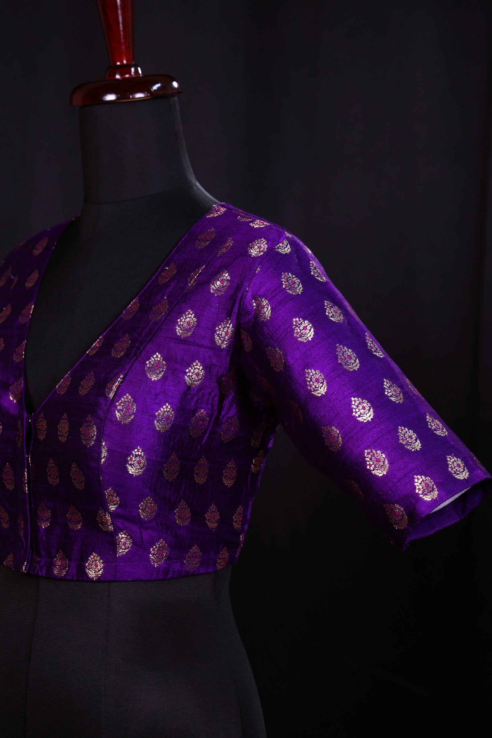 Raw Silk Blouse
